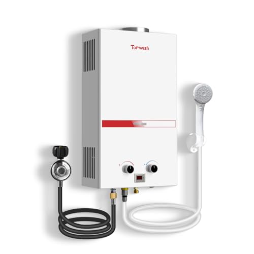 10L 2.6GPM Portable Propane Tankless Water Heater F205