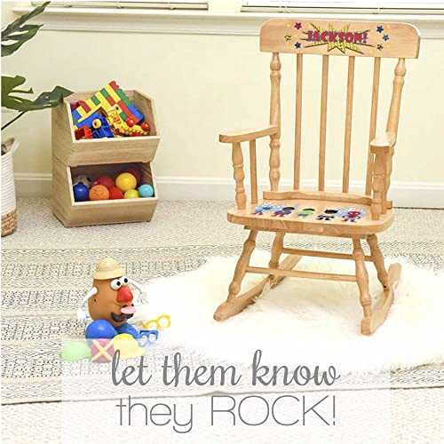 Natural Childrens Rocking Chair I7758
