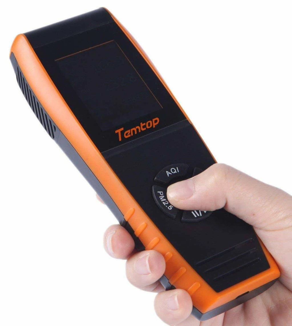 Air Quality Monitor Formaldehyde Detector with PM Humidity and Temperature Meter U5030