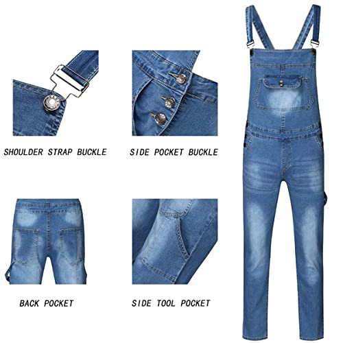 Men's Denim Bib Overalls P8960