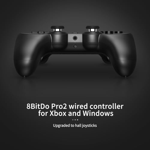 Black Wired Controller with Hall Effect Joysticks J1641