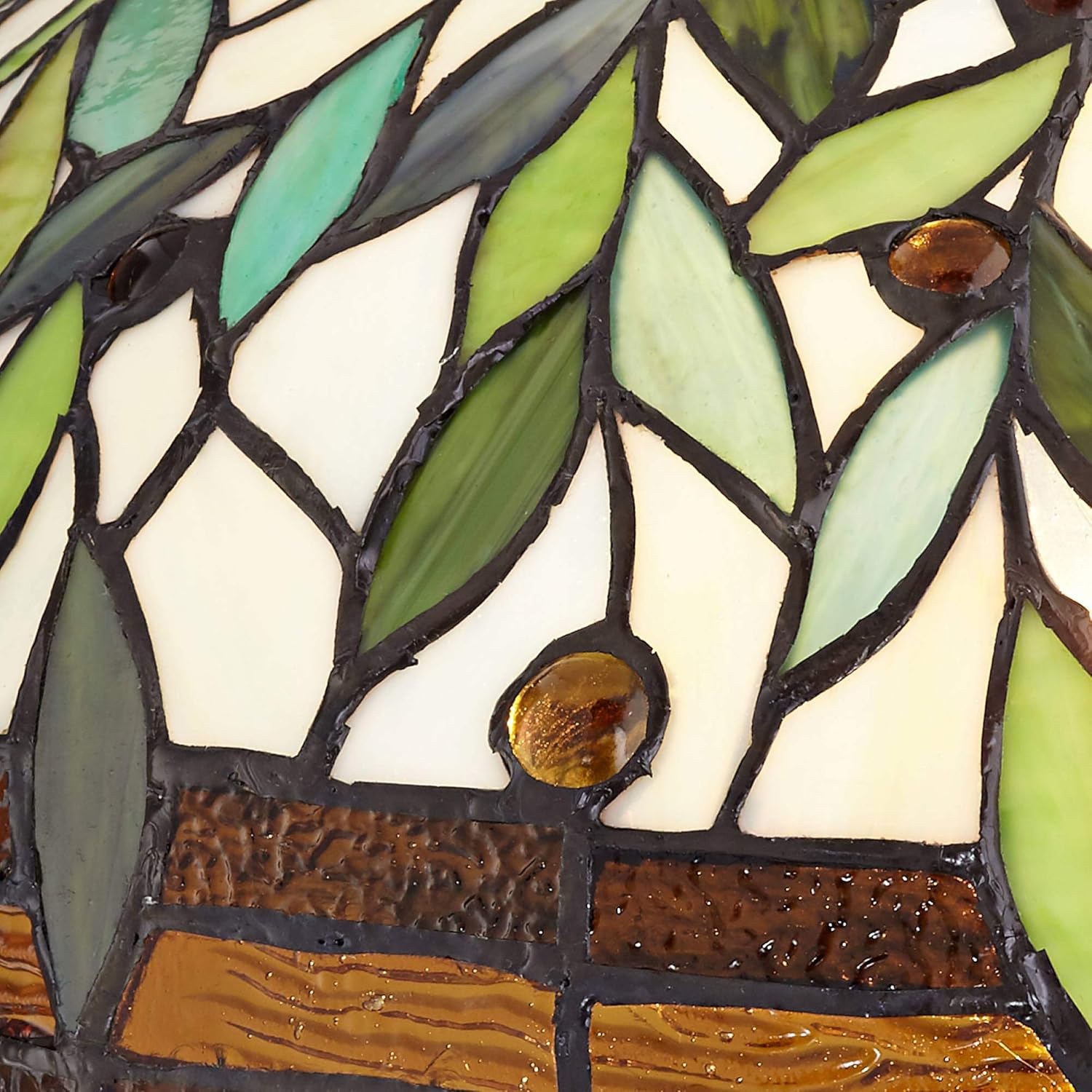 Bronze Stained Glass Table Lamp M545