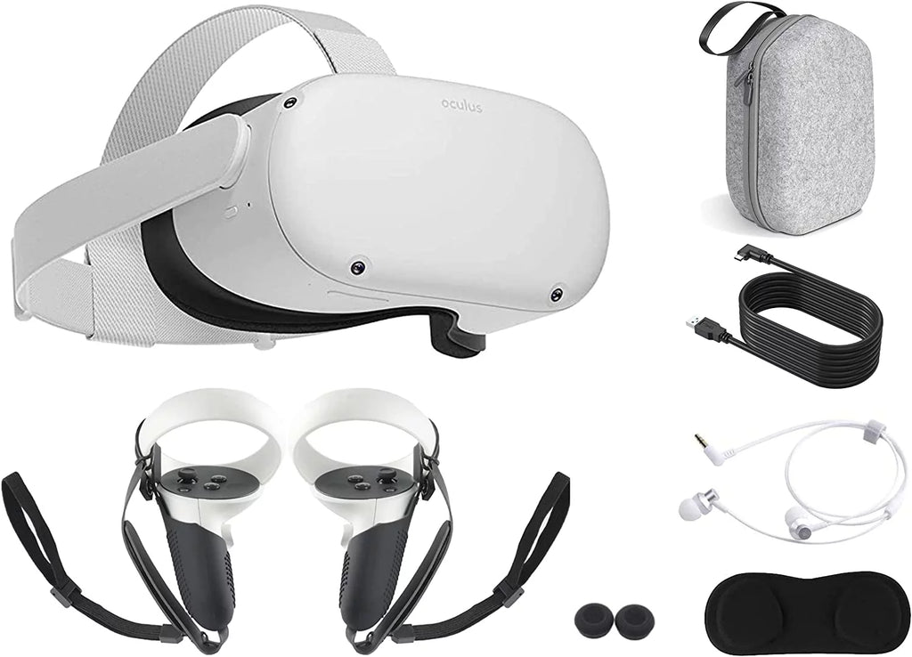 128GB VR Headset with Touch Controllers and Carrying Case L71387