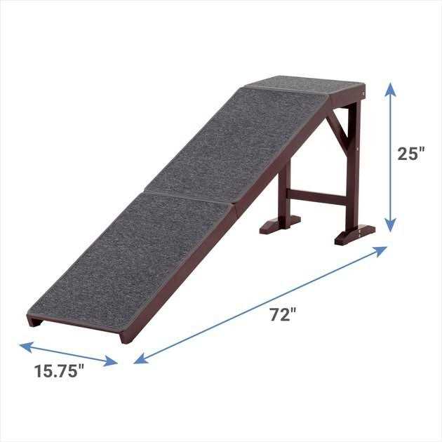Wooden Carpeted Pet Ramp S15427