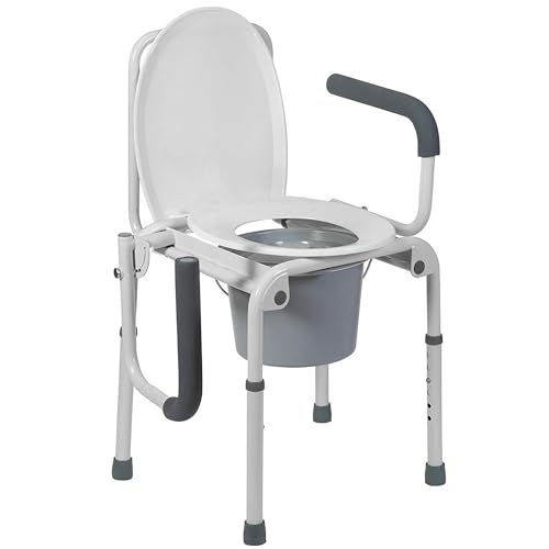 White Steel Portable Toilet H422614