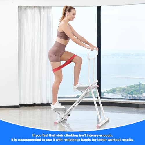 Folding Vertical Climber with Adjustable Handlebar L26595