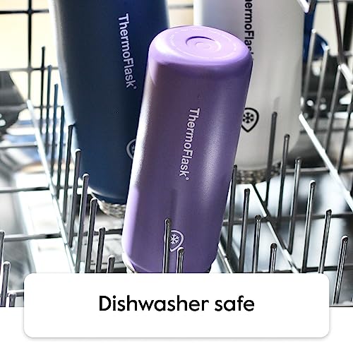 40 oz Double Wall Vacuum Insulated Stainless Steel 2-Pack Water Bottles, Gray/Pine L18929