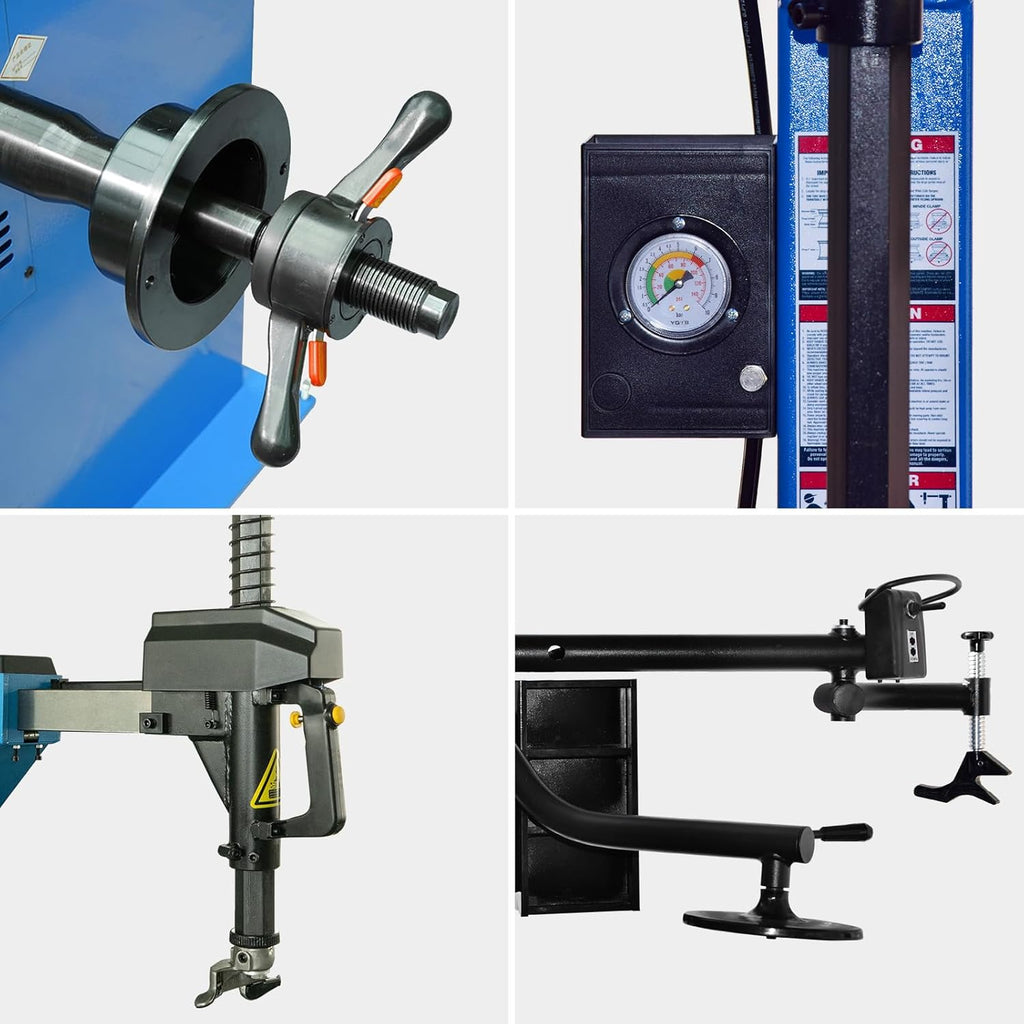 1.5HP Pneumatic Tilt-back Automatic Tire Machine & Balancer Combo A500