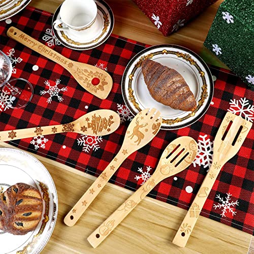 10 Piece Wooden Christmas Kitchen Utensils L360915