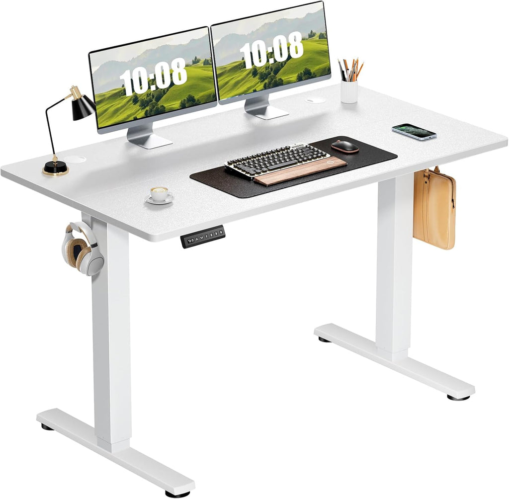 48 x 24 inch Electric Adjustable Height Standing Desk with Splice Board Y517036