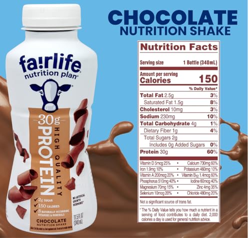 10 Pack Chocolate Vanilla Strawberry Protein Shake X646