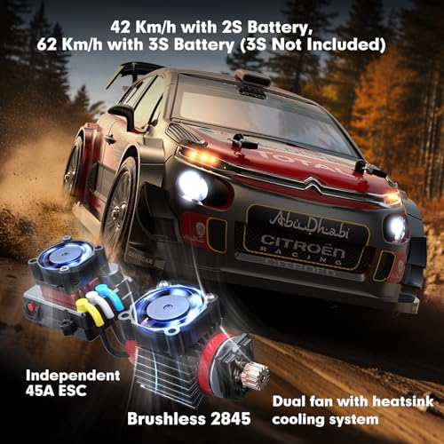 1/14 Citroen C3 Brushless RC Drift Car with Gyro, 4WD RTR Q53926