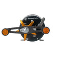Round Baitcasting Reel with 6+1 Stainless Steel Ball Bearings, 5.3:1 Gear Ratio, 19lb Drag, Brass Gears H82930