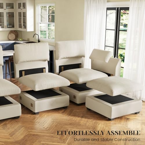Black Velvet Modular Sectional Sofa Q7992