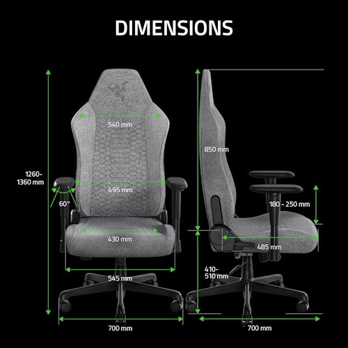 Black Ergonomic Gaming Chair with Lumbar Support N684967