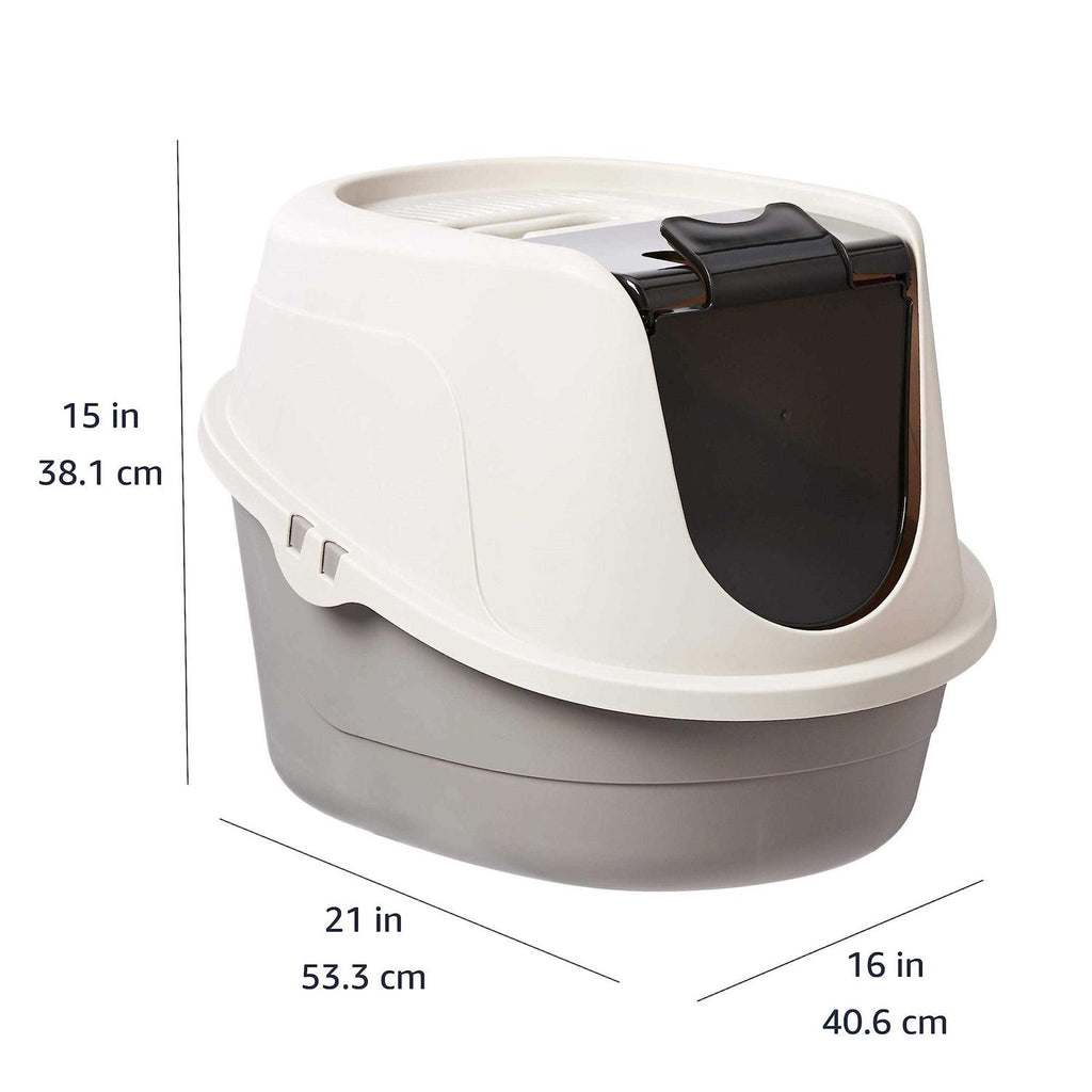 No-Mess Hooded Cat Litter Box R778157