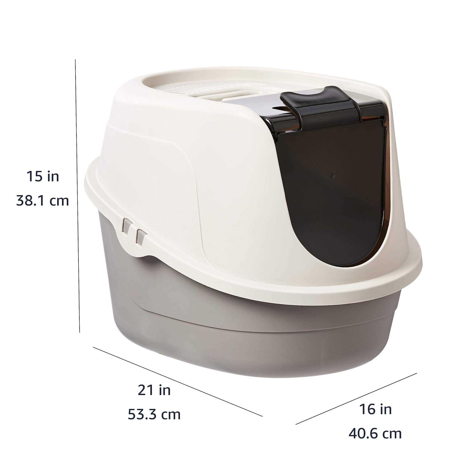 No-Mess Hooded Cat Litter Box R778157