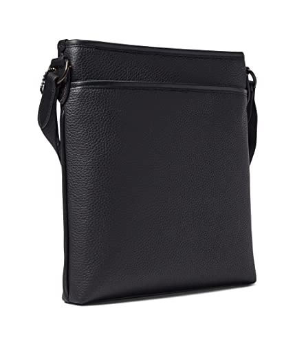 Mens Slim Crossbody In Pebble Leather Z2279