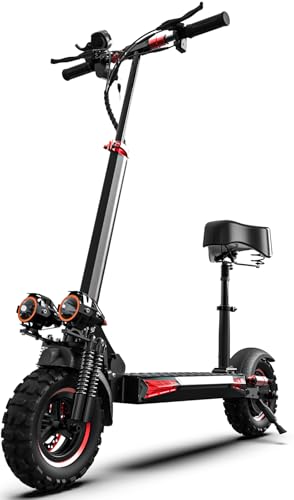 800/1200W Motor 48V 15/18/21AH Battery 11" All-Terrain Tires Heavy Duty Electric Scooter with Seat J53995