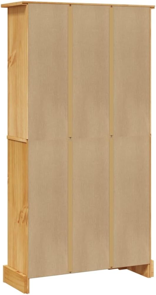 4-Tier Bookcase Mexican Pine Book Shelf Z356495