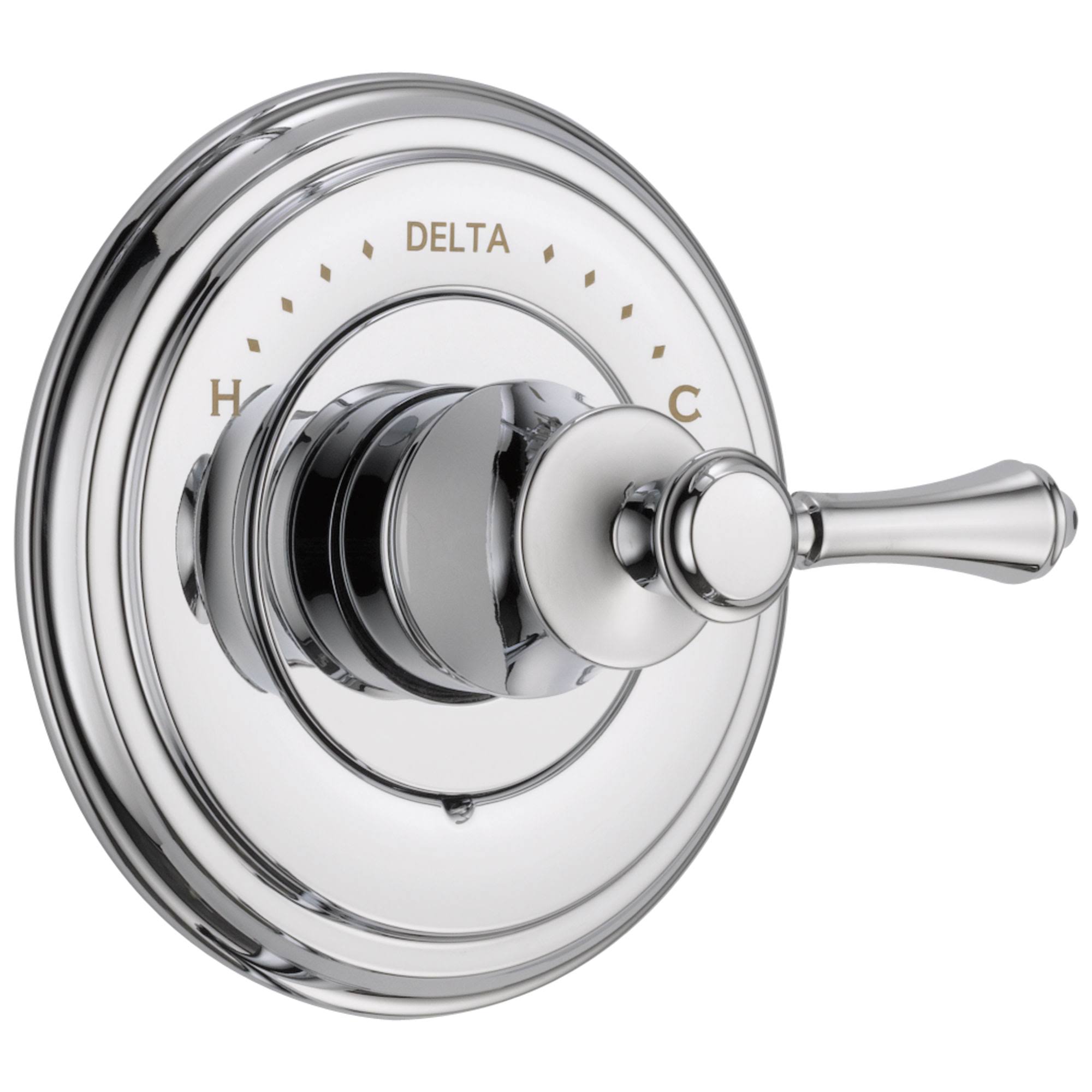 Chrome Finish Shower Faucet Control with Single Lever Handle and Valve U95510