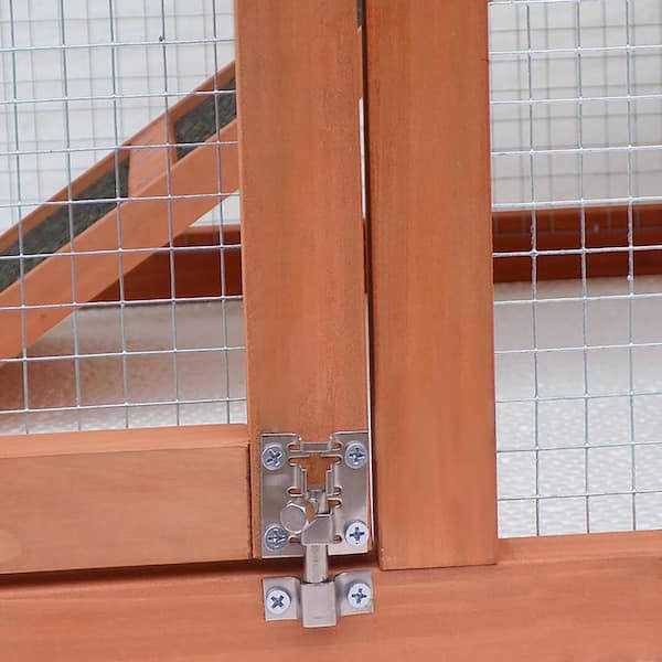 Wooden Chicken Coop Cage Rabbit house with Run H98610