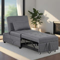 Dark Gray Convertible Sofa Bed with Pillow K15590