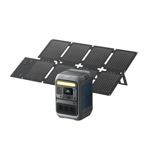 288Wh Portable Power Station with 60W Solar Panel W8600