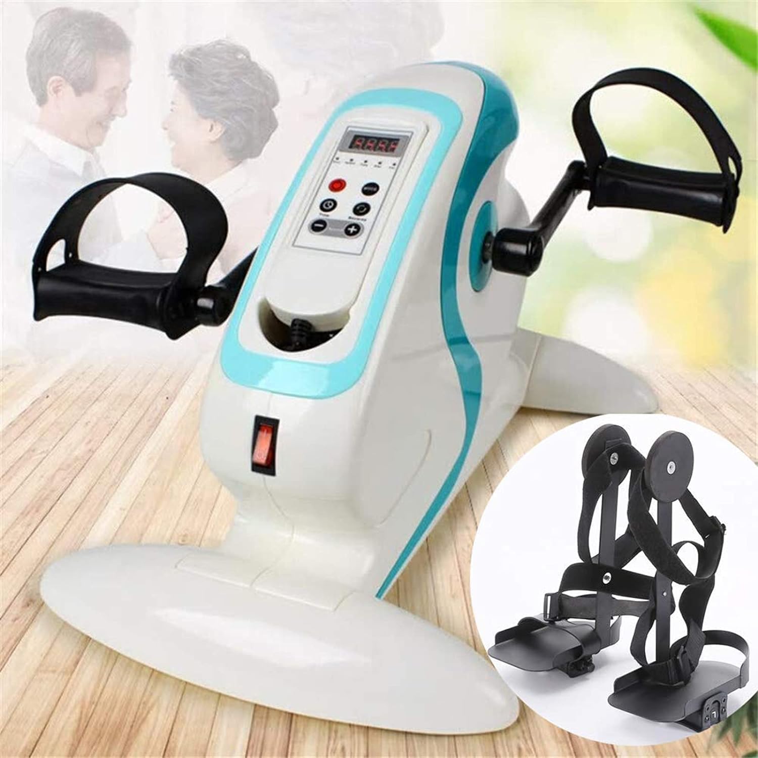 Portable Mini Arm Leg Exercise Bike Pedal Exerciser with LCD Display X5423