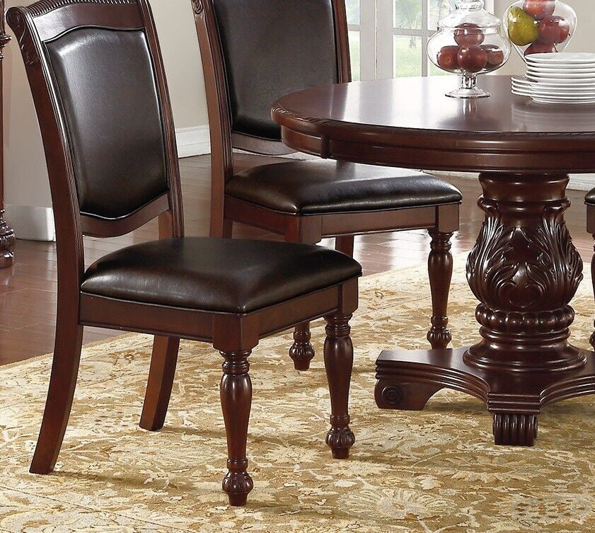 Set of 2 Brown Dining Chairs P69868