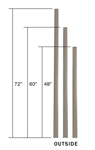 End Bar 4ft 48" H Fabric Glass Panels Room Divider R77840