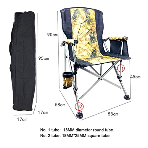 Army Green Blue Heavy Duty Director Chair with Armrests Storage Bag Cup Holder Y3817