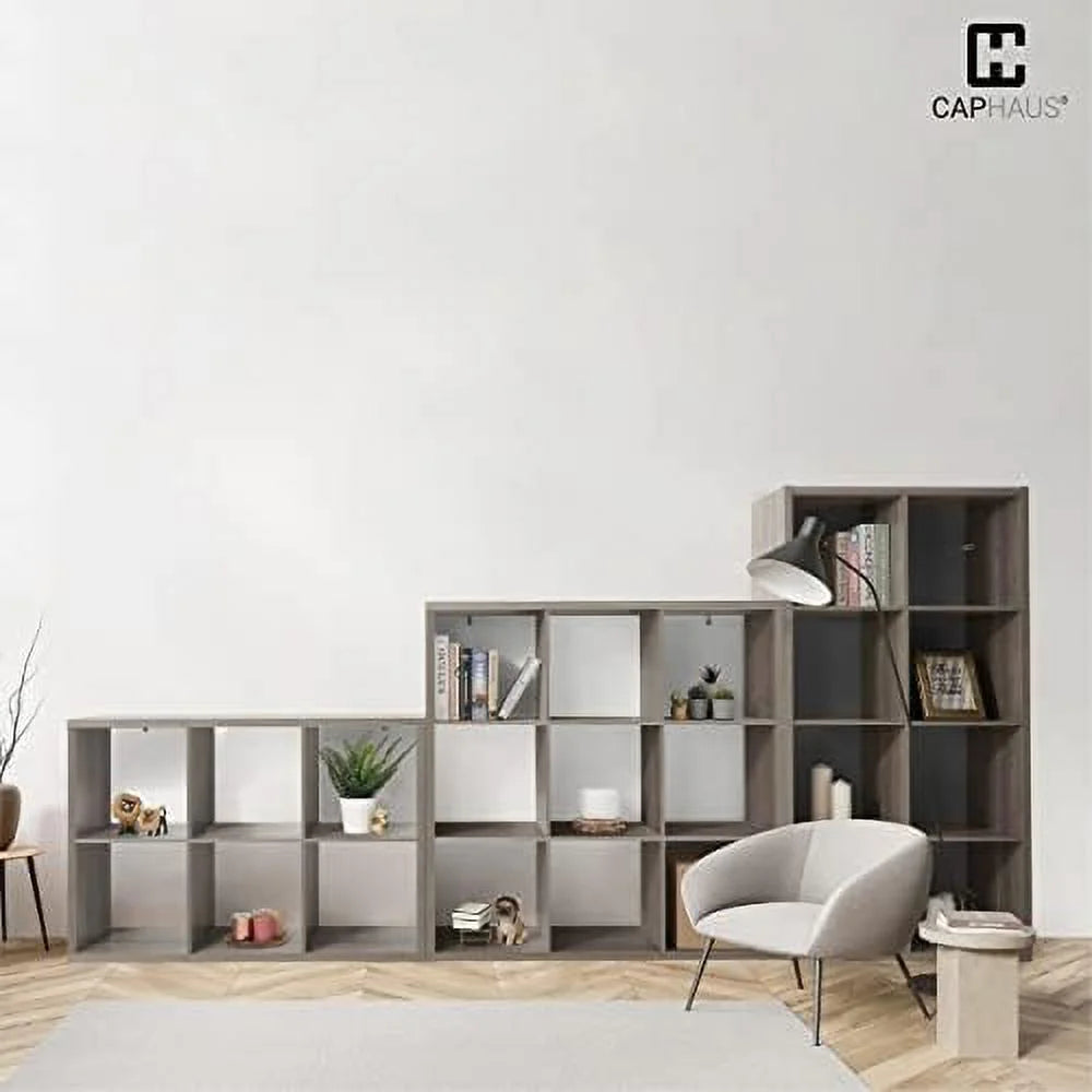 White 8-Cube Open Bookcase U166185