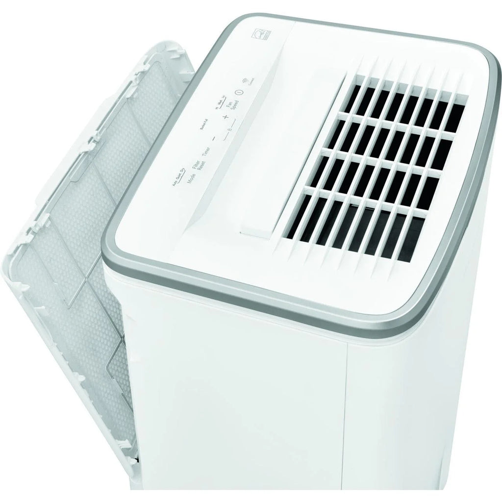 50-Pint Smart Portable Dehumidifier in White E3184
