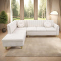 Beige L Shaped Sectional Sofa H274109