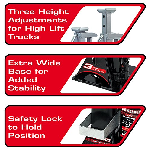 3 Ton Bottle Jack and Jack Stands W146
