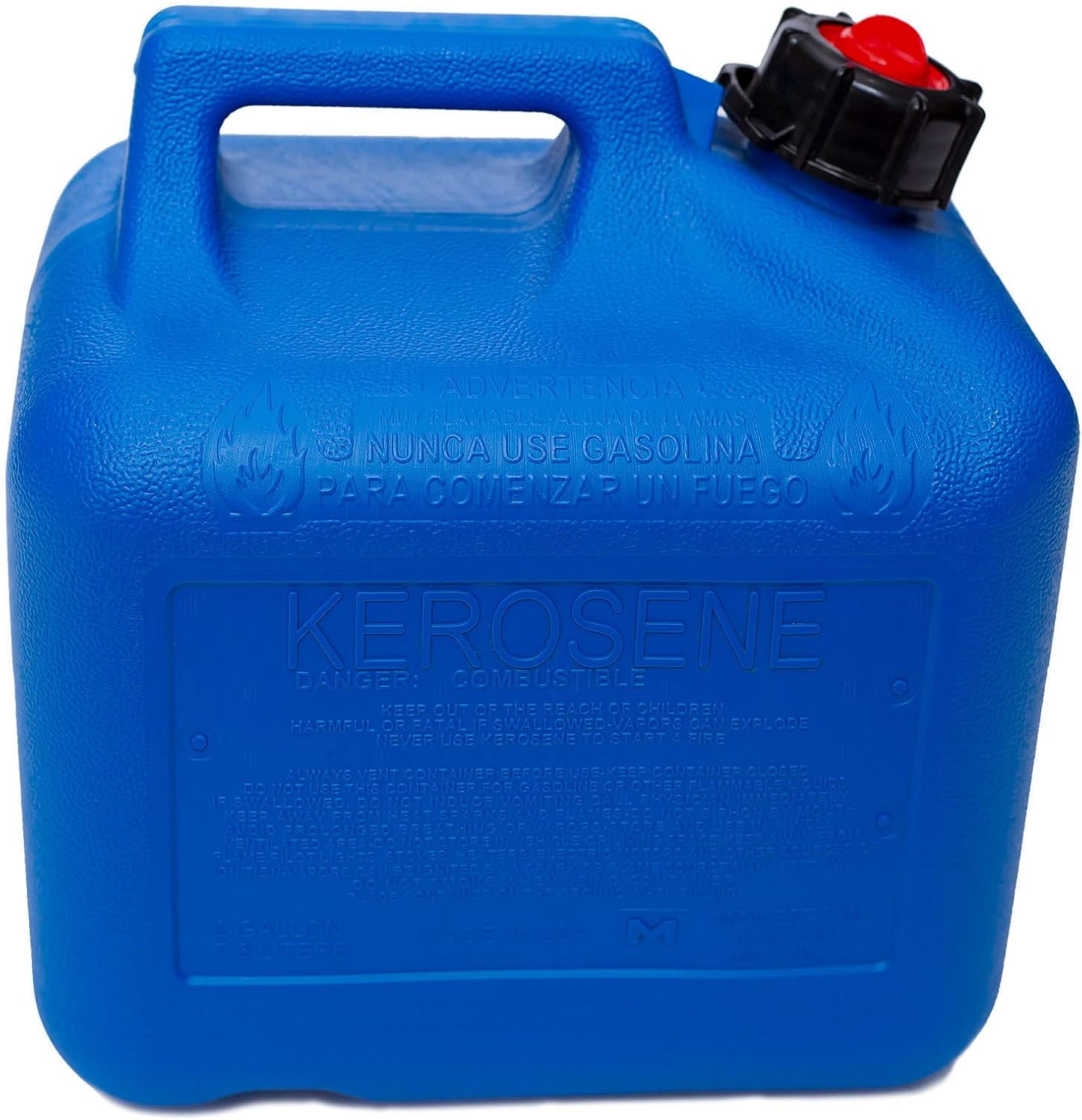 2-Gallon Blue Kerosene Gas Can Fuel Container (4 Pack) K2787