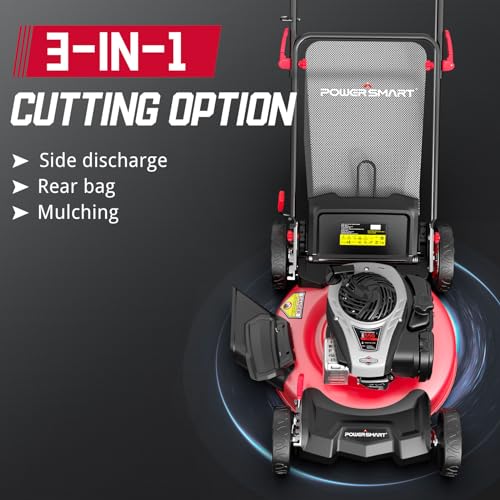 21-Inch Self Propelled Gas Lawn Mower with Steel Deck Q16320