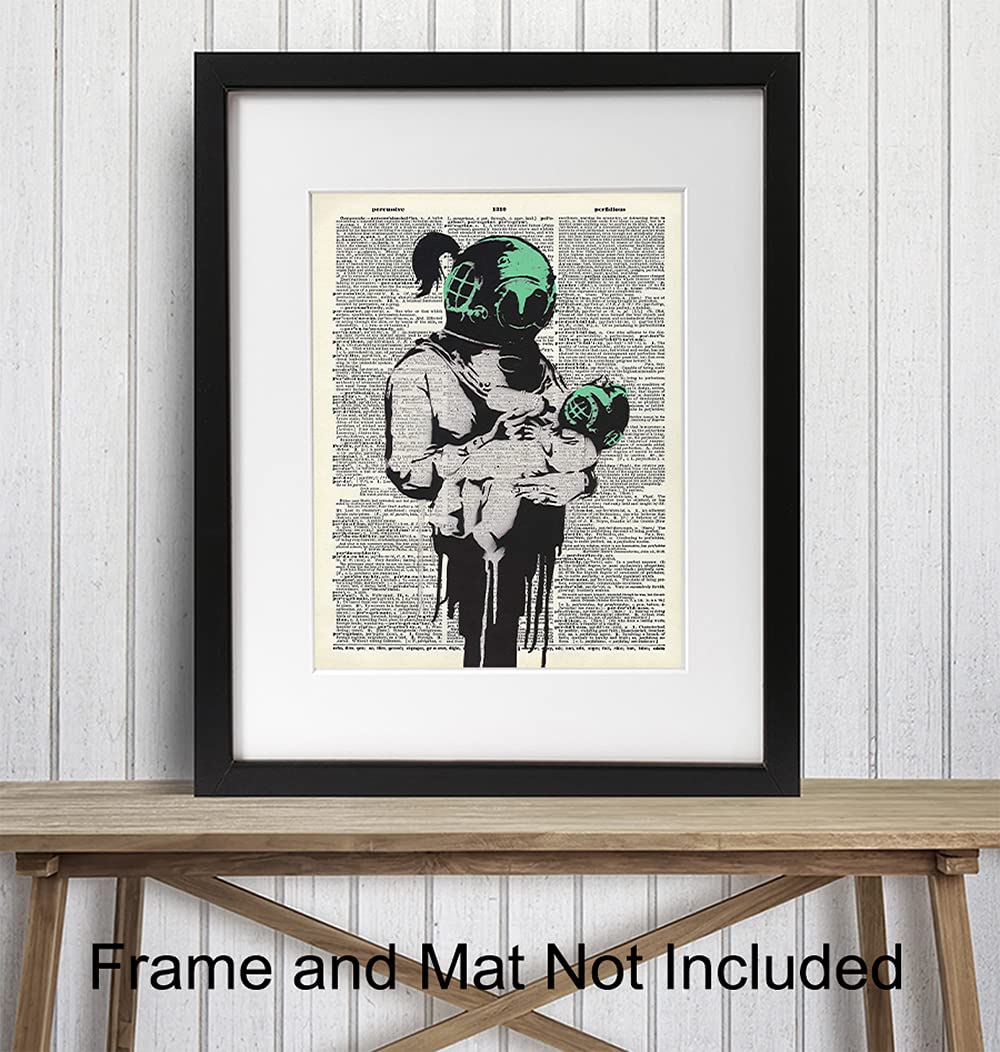 Banksy Poster 8x10 Graffiti Wall Decor Street Art N992