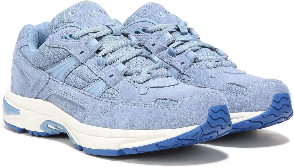 Women's Classic Walker Comfort Sneaker Blue Shadow Suede 6 Medium P464