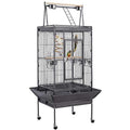 Wrought Iron Rolling Large Parrot Bird Cage R14181