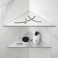 Brushed 304 Stainless Steel Recessed Triangular Corner Shower Shelf R2677