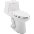 White 1-piece Dual Flush Elongated Toilet H878610