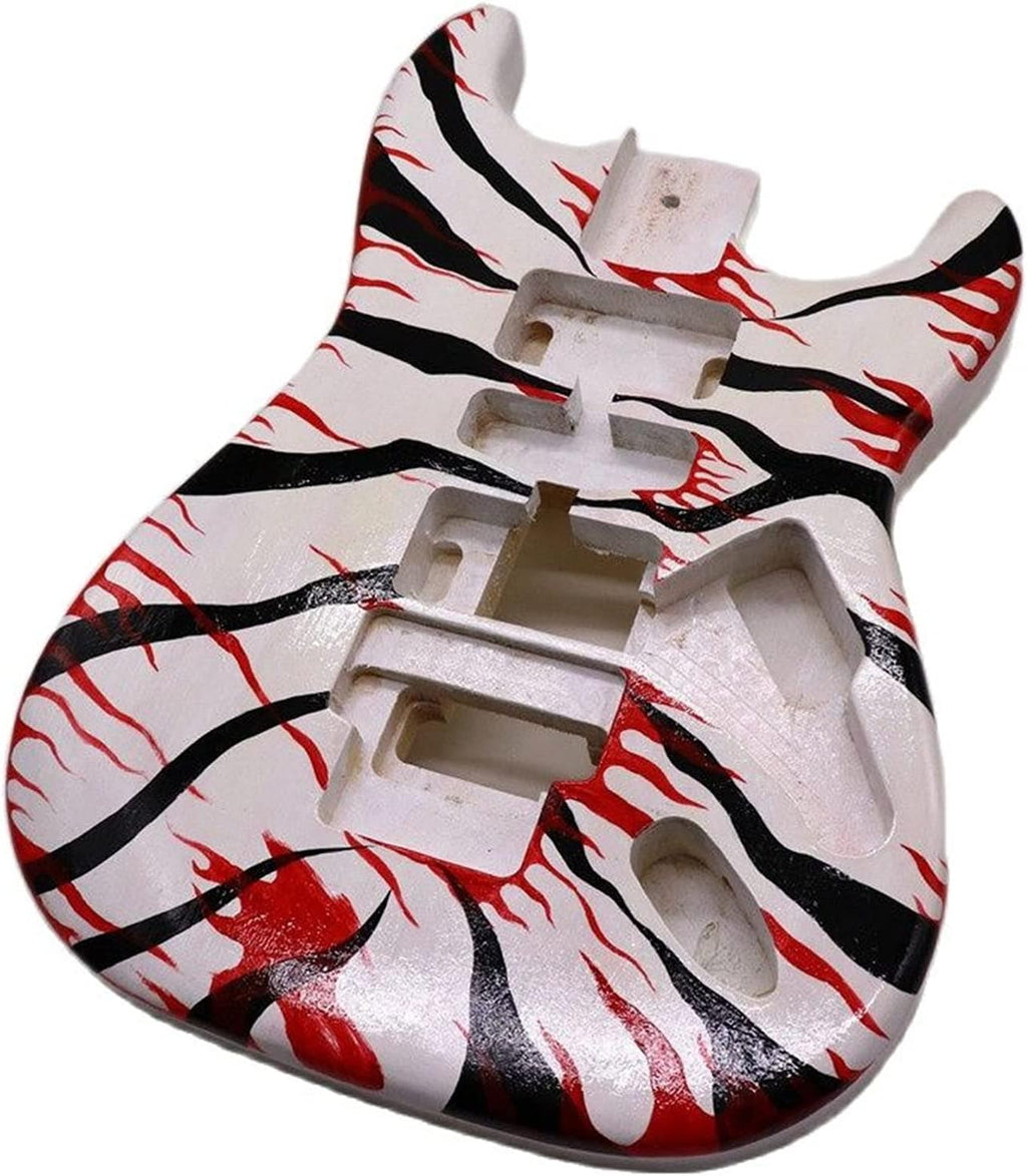 White Poplar Wood Electric Guitar Body K595