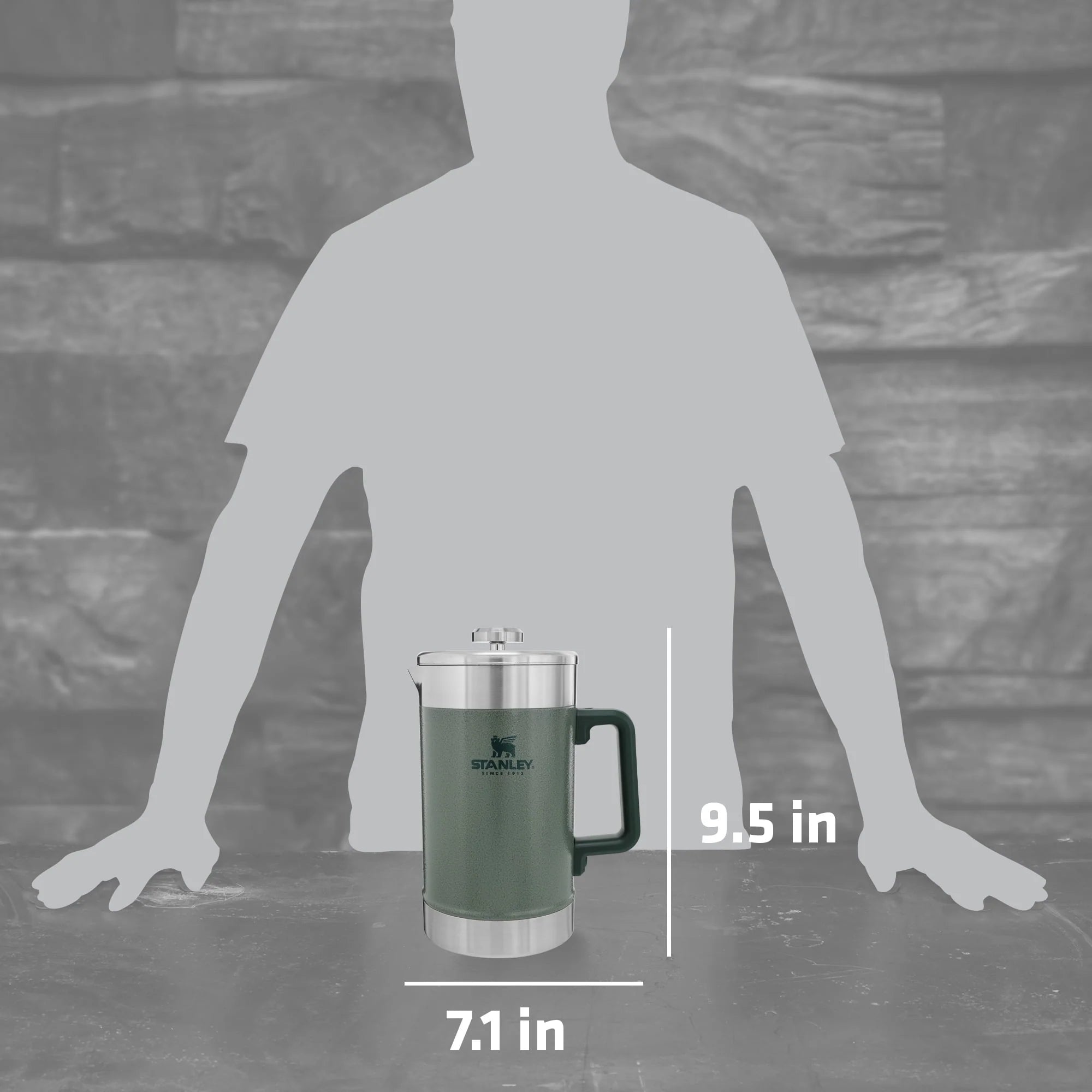 48 oz Stainless Steel French Press Z439