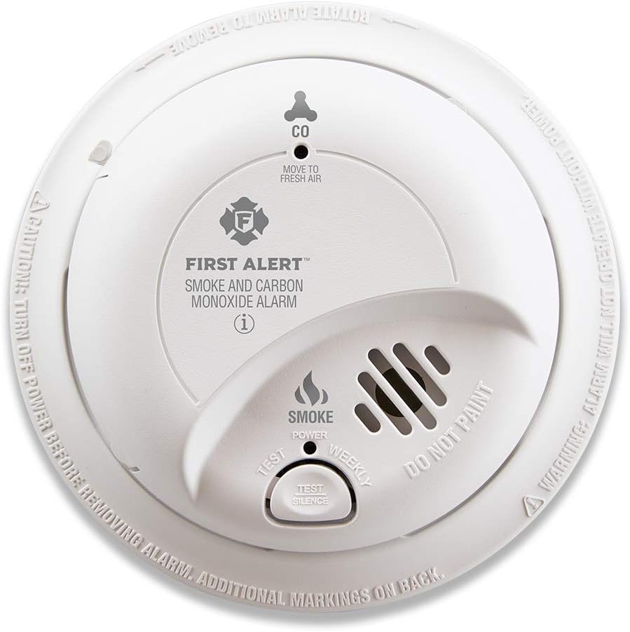 Hardwired Smoke and Carbon Monoxide Detector with Battery Backup, 12-Pack Y264324
