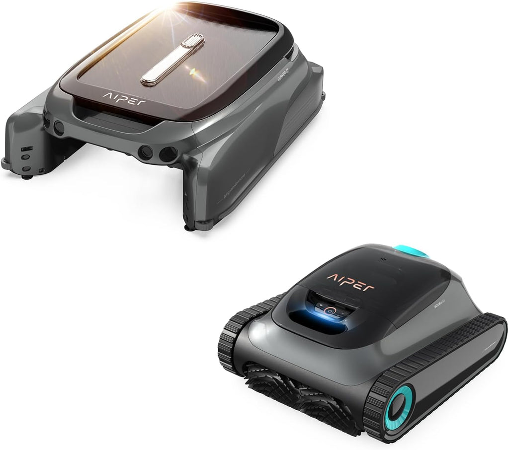 Robotic Pool Skimmer with Robotic Pool Cleaner N129