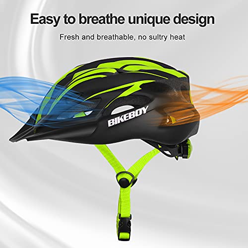 Adult Bike Helmet with Rear Light and Sun Visor B547683