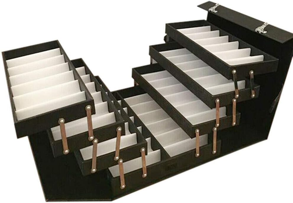 48 Slots Sunglasses Storage Case with Glass Lid O519