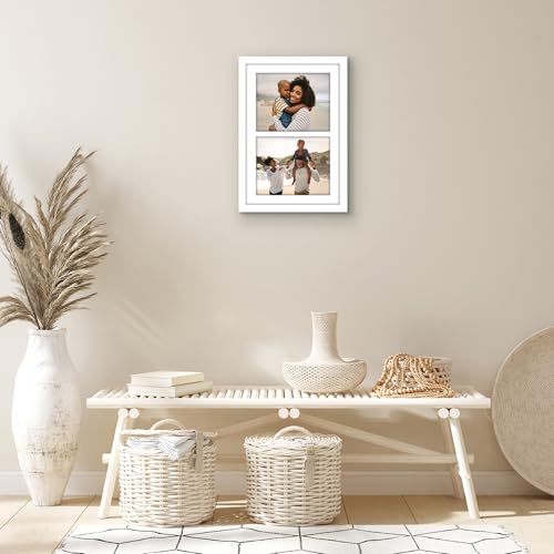 12x18 Collage Picture Frame with Shatter-Resistant Glass – Black C379